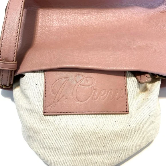 J. Crew Oslo Blush Soft Leather Crossbody Bag Excellent Condition - Picture 9 of 12